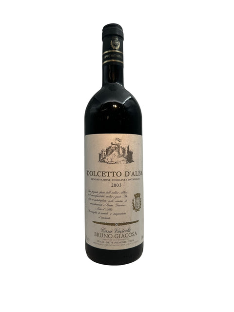 Flasche Dolcetto d'Alba Bruno Giacosa 2003
