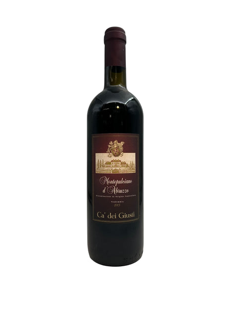 Flasche Montepulciano d'Abruzzo Ca' dei Giusti 2005 Rotwein