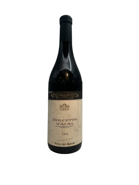 Dolcetto d'Alba 1999 red wine bottle from Terre del Barolo