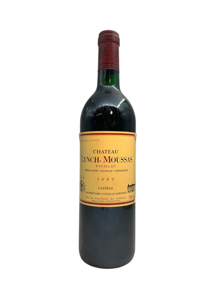Chateau Lynch-Moussas 1989 Pauillac – Bottles With History