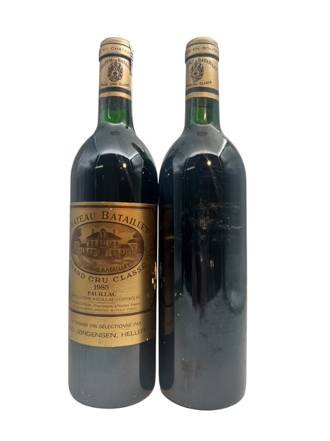 Flasker af Chateau Batailley Pauillac 1985 rødvin