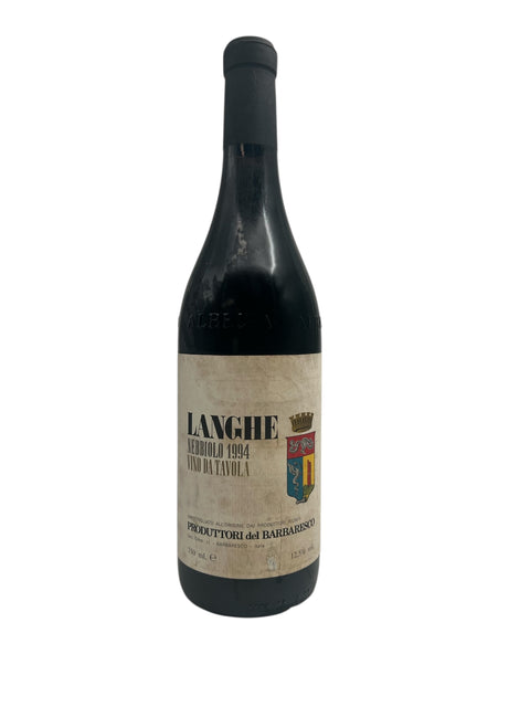 Flasche Rotwein Langhe Produttori del Barbaresco 1994