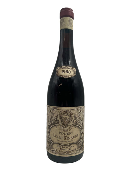 Flasche Nebbiolo delle Langhe Poderi Luigi Einaudi 1988
