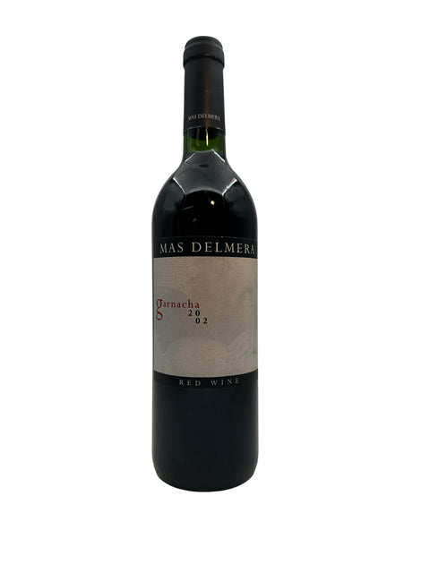 Bottle of Garnacha Mas Delmera 2002 red wine