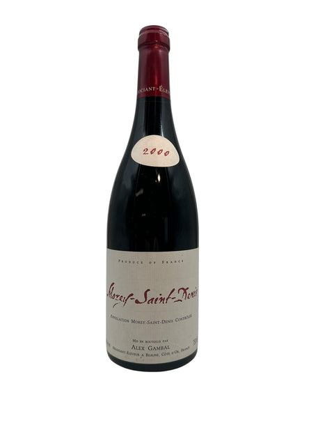 Bottle of Morey-Saint-Denis Alex Gambal 2000 red wine