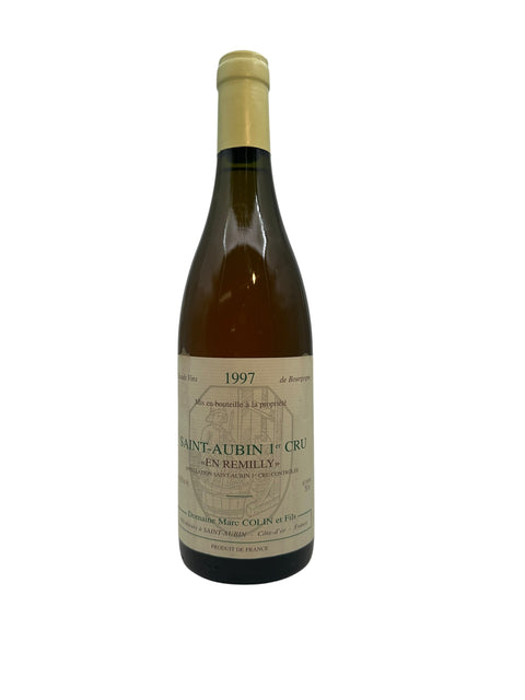 Bottle of Saint-Aubin Domaine Marc Colin 1997 white wine