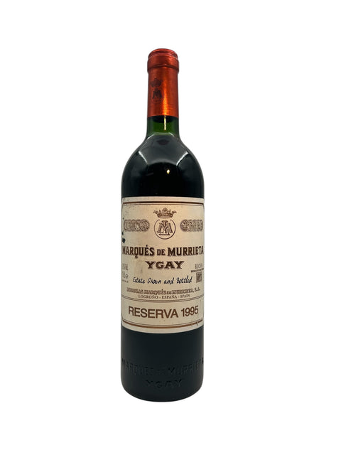 Bottle of Ygay Marqués de Murrieta 1995 red wine