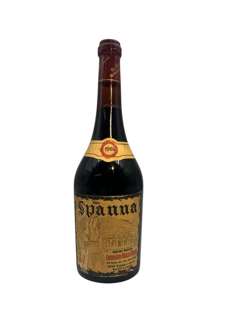 Bottle of Spanna Delmastro Mussa 1964 red wine