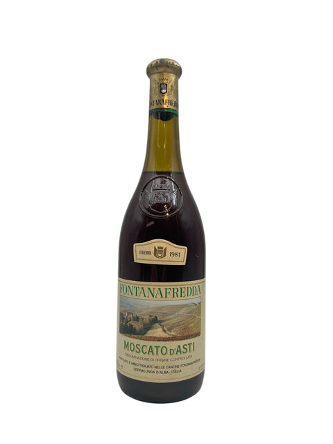Bottle of Moscato d'Asti Fontanafredda 1981