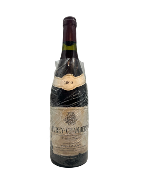 Bottle of Gevrey-Chambertin Hervé Cluny 2000 red wine