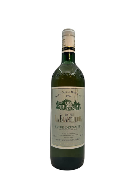Bottle of Château La Blanquerie 1992 Entre-Deux-Mers white wine