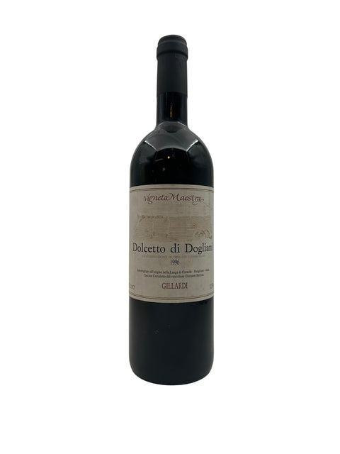 Bouteille de Dolcetto di Dogliani 1996 Vin rouge italien Gillardi