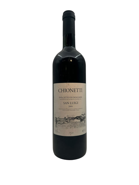 Flaske af Dolcetto di Dogliani Chionetti 2004