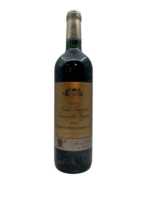 Flasche Chateau Grand Barrail Lamarzelle Figeac 2004 Saint-Emilion Grand Cru Rotwein
