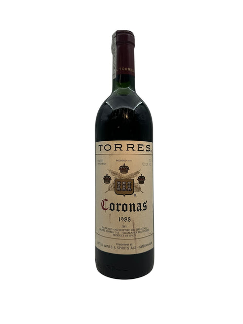 Flasche Coronas 1988 aus Torres-Rotwein