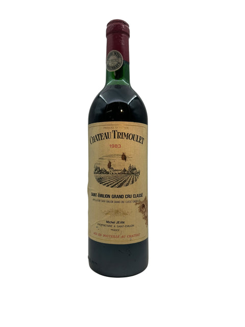 Flasche Château Trimoulet 1983 Saint-Émilion Grand Cru Classé