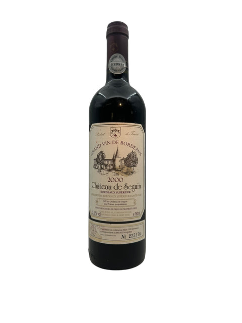 Flasche Rotwein Château de Seguin 2000, Bordeaux Supérieur