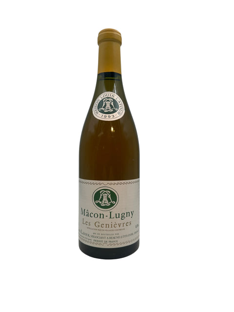 Bottle of Mâcon-Lugny Maison Louis Latour 1993 white wine