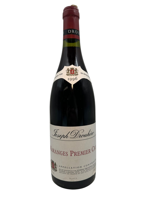 Flaske af Maranges Premier Cru Joseph Drouhin 1996 rødvin
