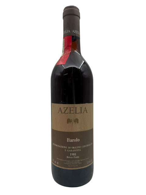 Flaske af Barolo Azelia årgang 1981