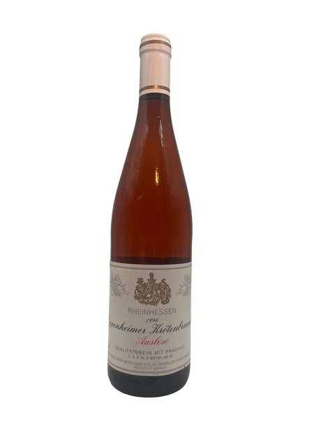 Fles Niersteiner Krötenbrunnen Auslese 1996 van Weingut Peter Meierer