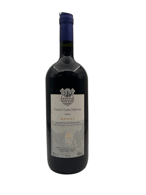 Fles Maioli Anna Maria Abbona 1999 rode wijn