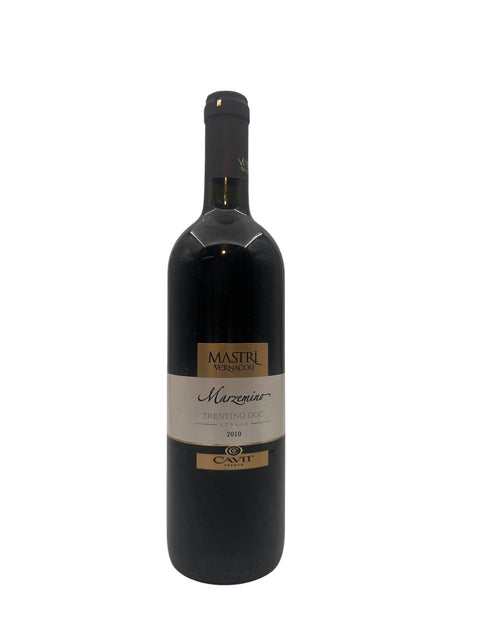 Fles Marzemino Mastri Vernacoli 2010 rode wijn