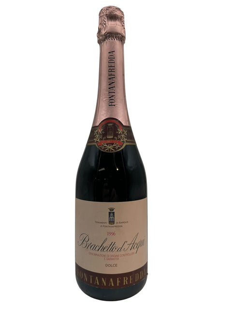 Brachetto d'Acqui Fontanafredda fles mousserende wijn uit 1996