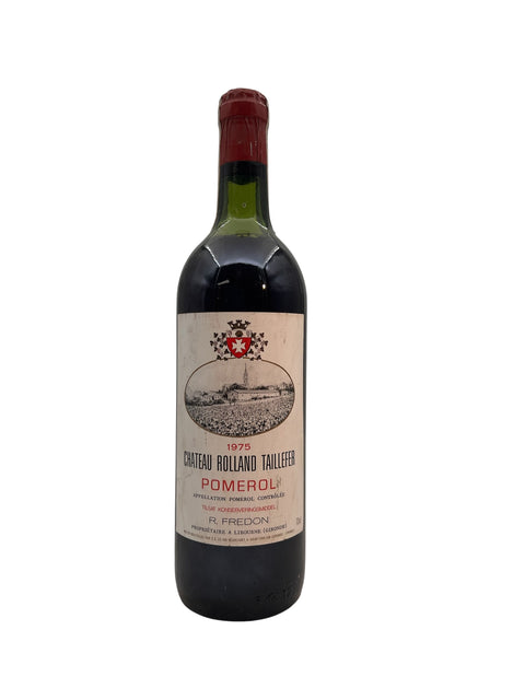 Chateau Rolland Taillefer 1975 Pomerol rødvin flaske