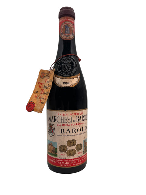 Barolo vinflaske fra Marchesi di Barolo årgang 1964
