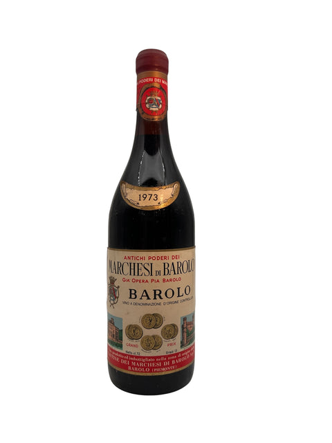 Flaske af Barolo Marchesi di Barolo årgang 1973