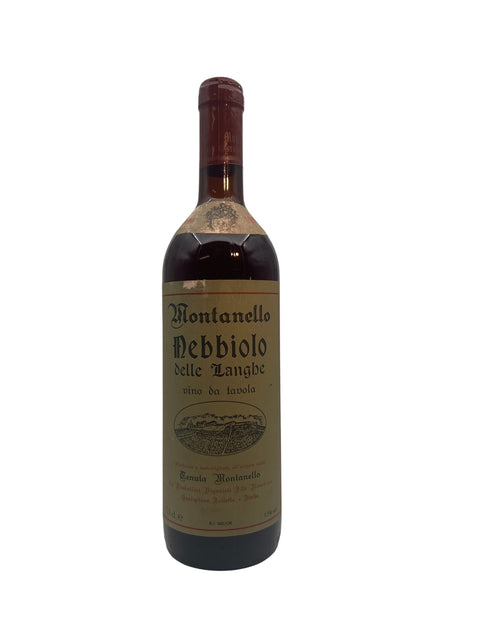 Bouteille de Montanello Nebbiolo delle Langhe 1973