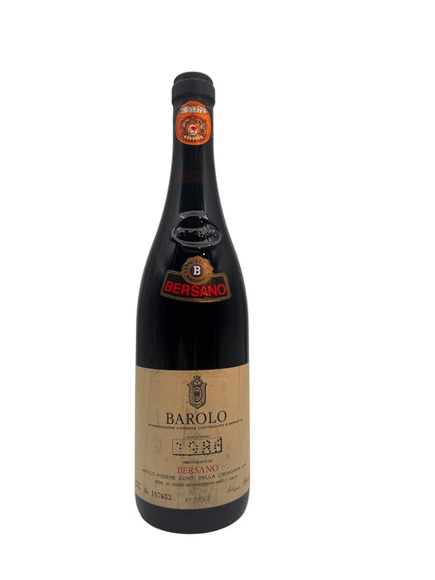 Bouteille de vin rouge Barolo de Bersano 2012