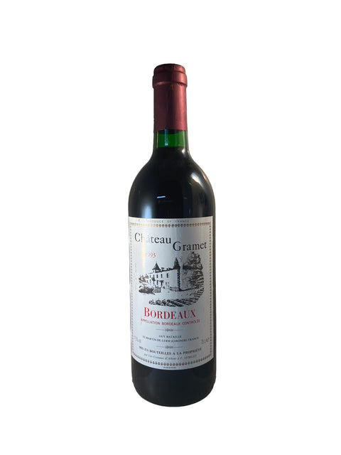 Wine from 1993 - Bordeaux 1993 Chateau Gramet